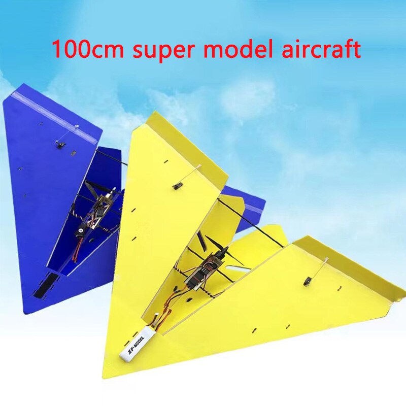 100cm 원격 제어 델타 윙 항공기 자동 균형 모델 항공기 고정 날개 대형 모델 항공기 선물